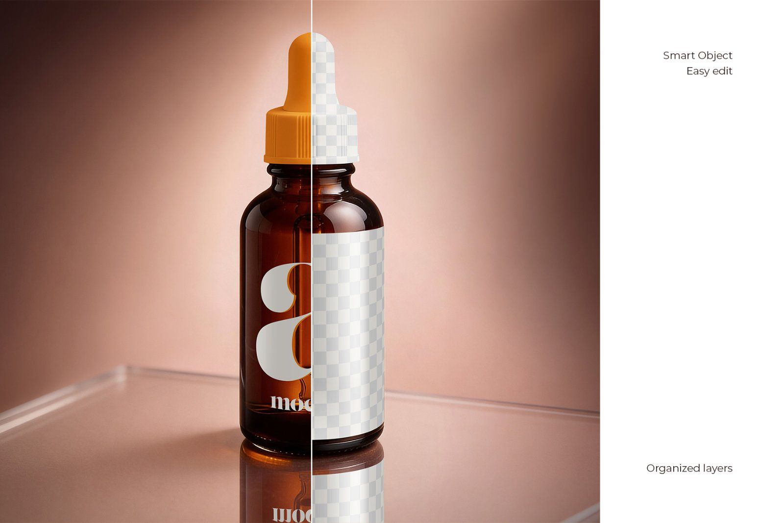 Amber Dropper Bottle Mockup Set — image 2
