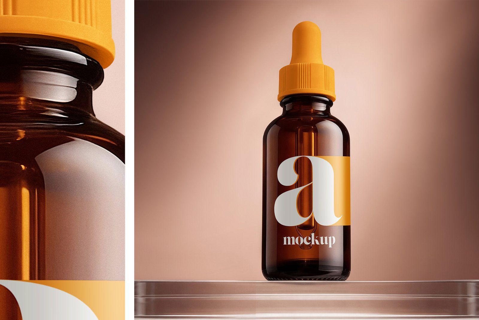 Amber Dropper Bottle Mockup Set — image 3