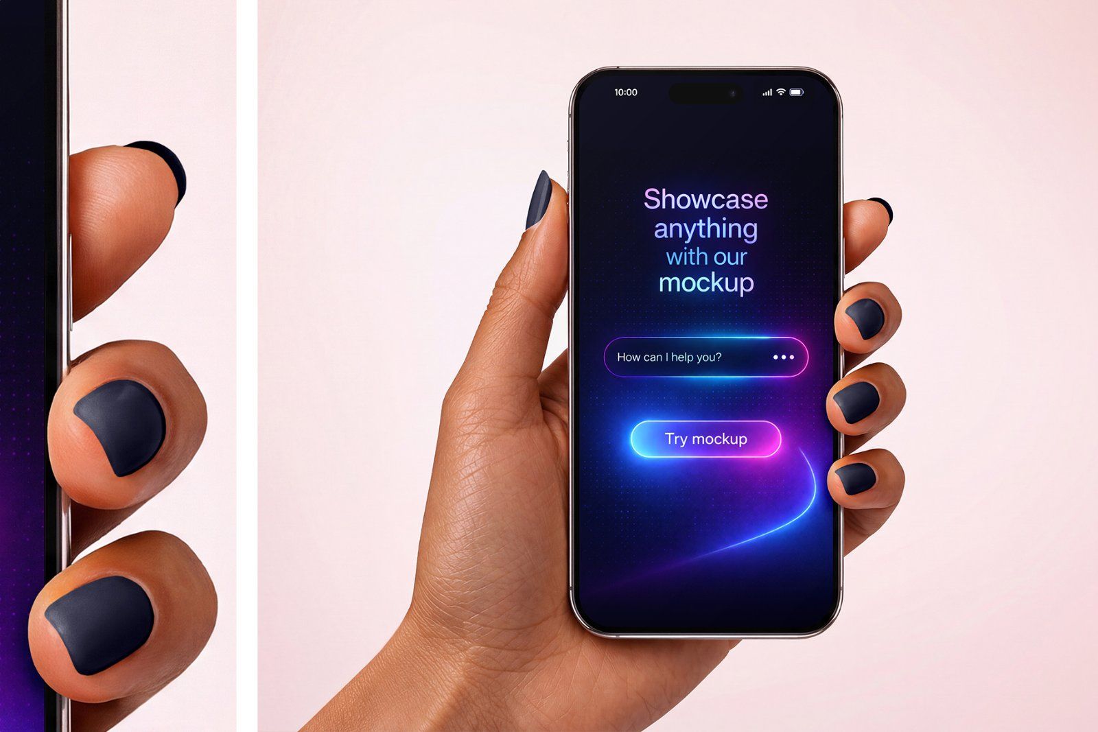 iPhone in Hand Mockup Set — image 4