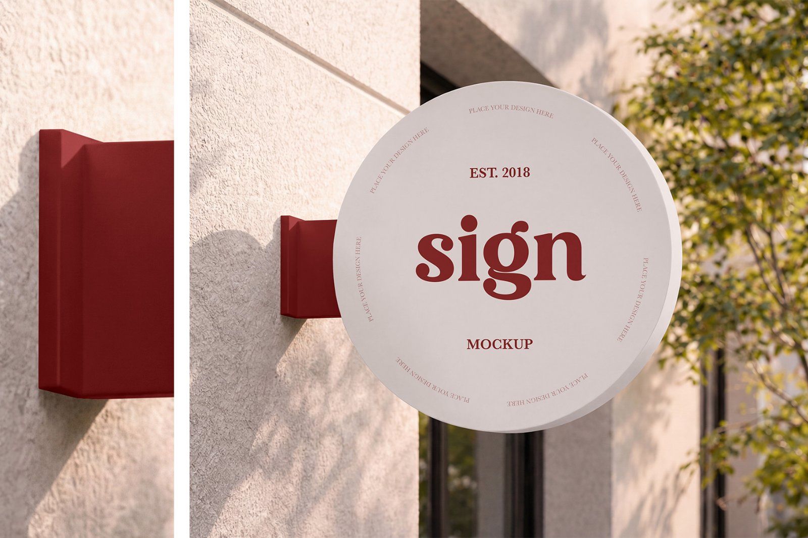 Circle Sign Mockup Set — image 4