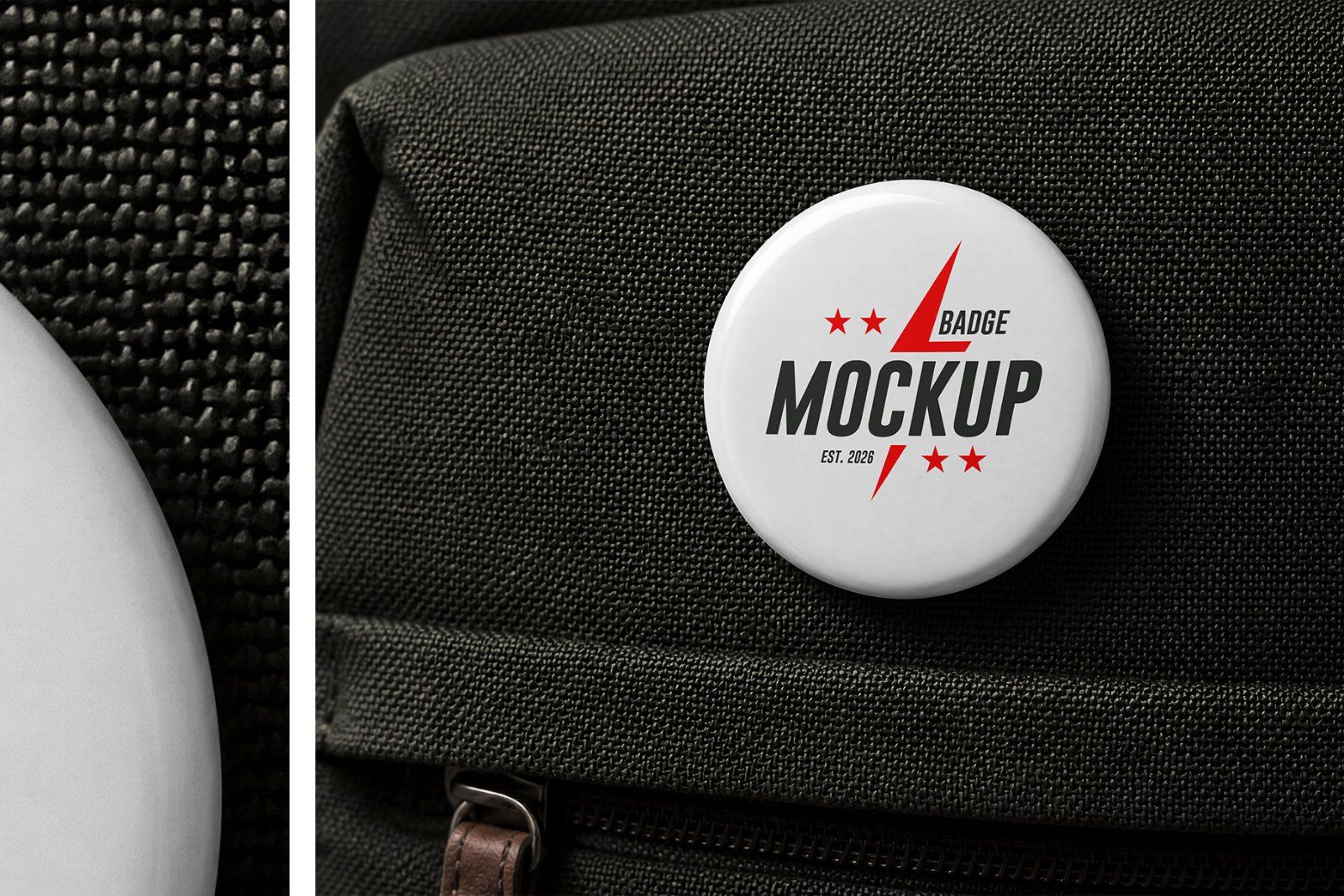 Pin Button Badge Mockup Set — image 4
