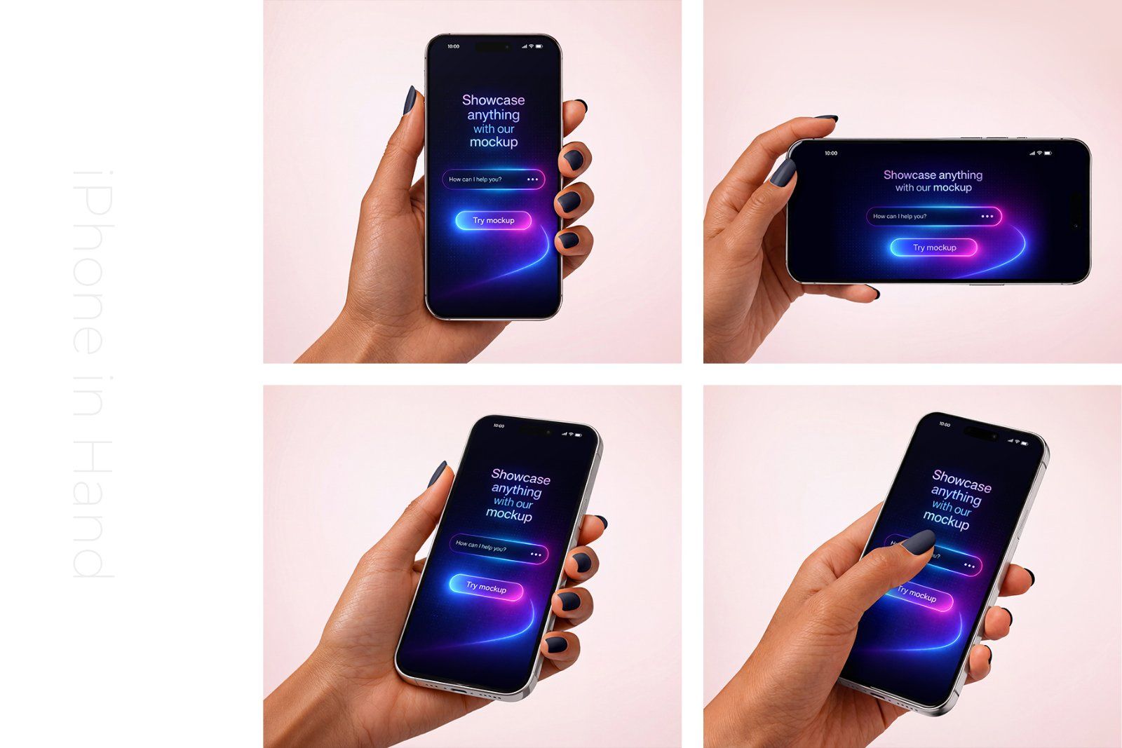 iPhone in Hand Mockup Set — image 5