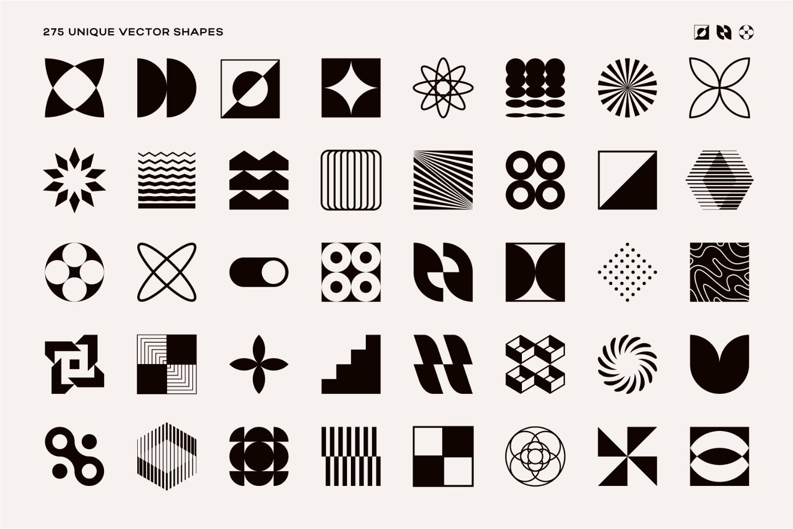 275 Modern Geometric Vector Elements — image 6