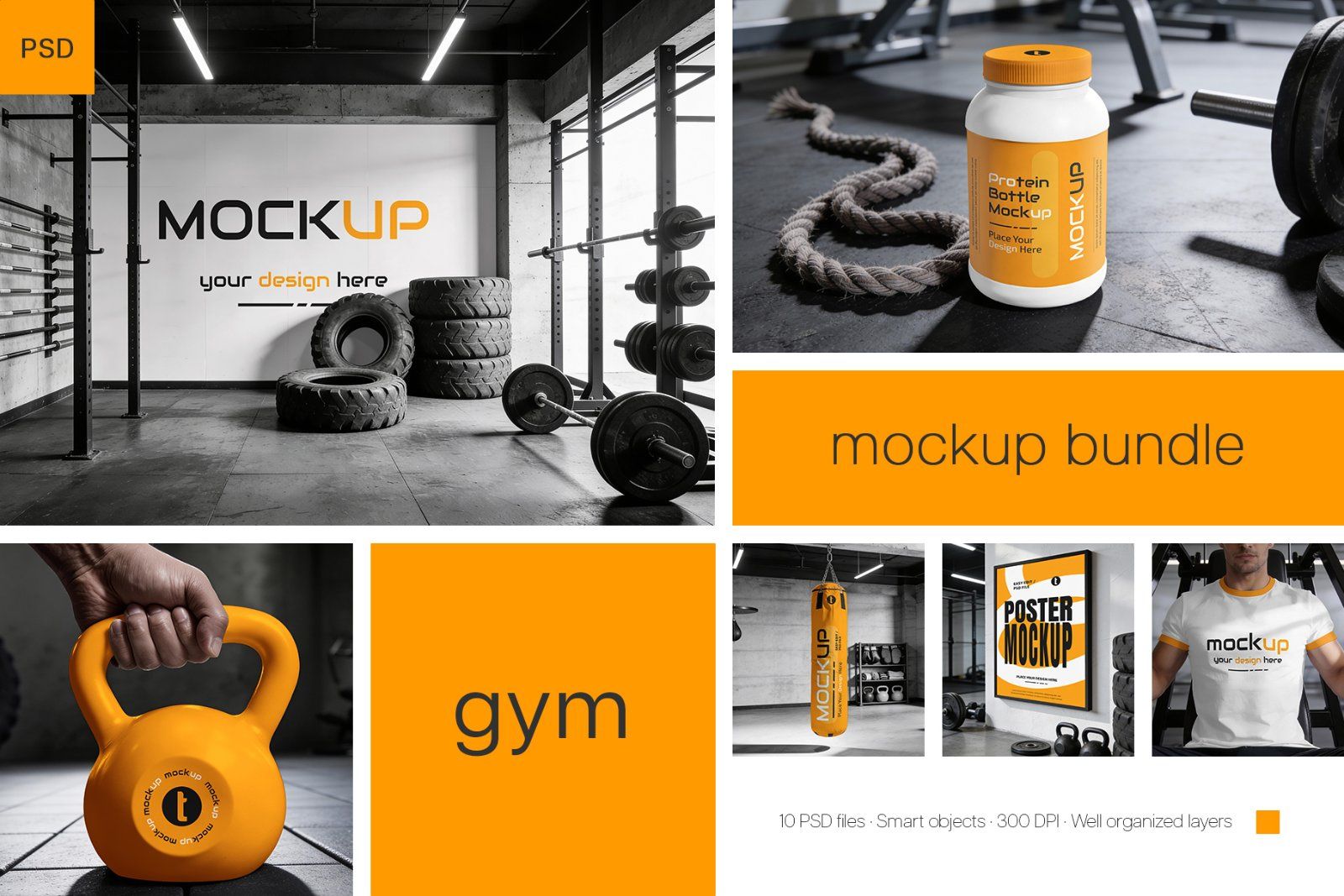 Gym Mockup Bundle — image 1