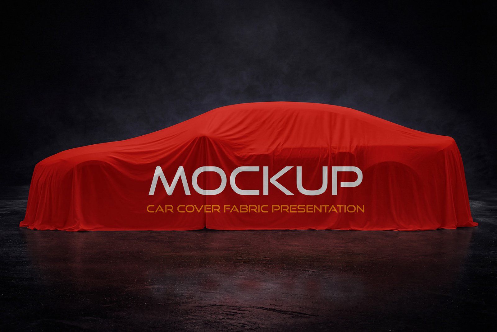 Car Cover Fabric Presentation Mockup Set — image 2