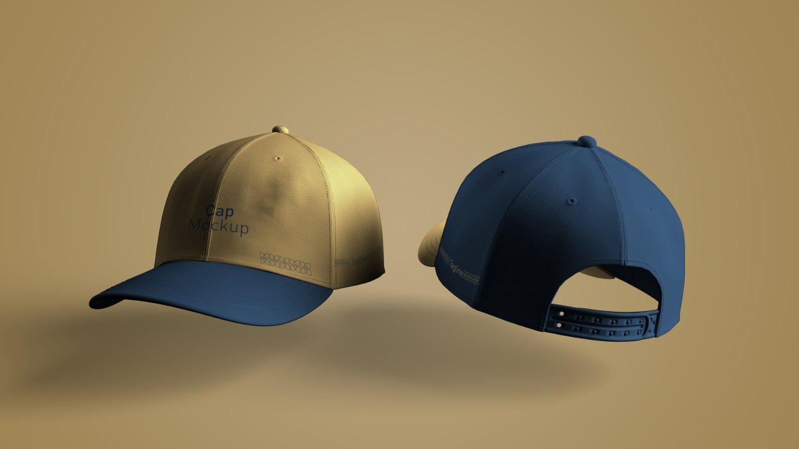 Baseball Cap Mockup – Hat Design, 3 PSD Files — image 4