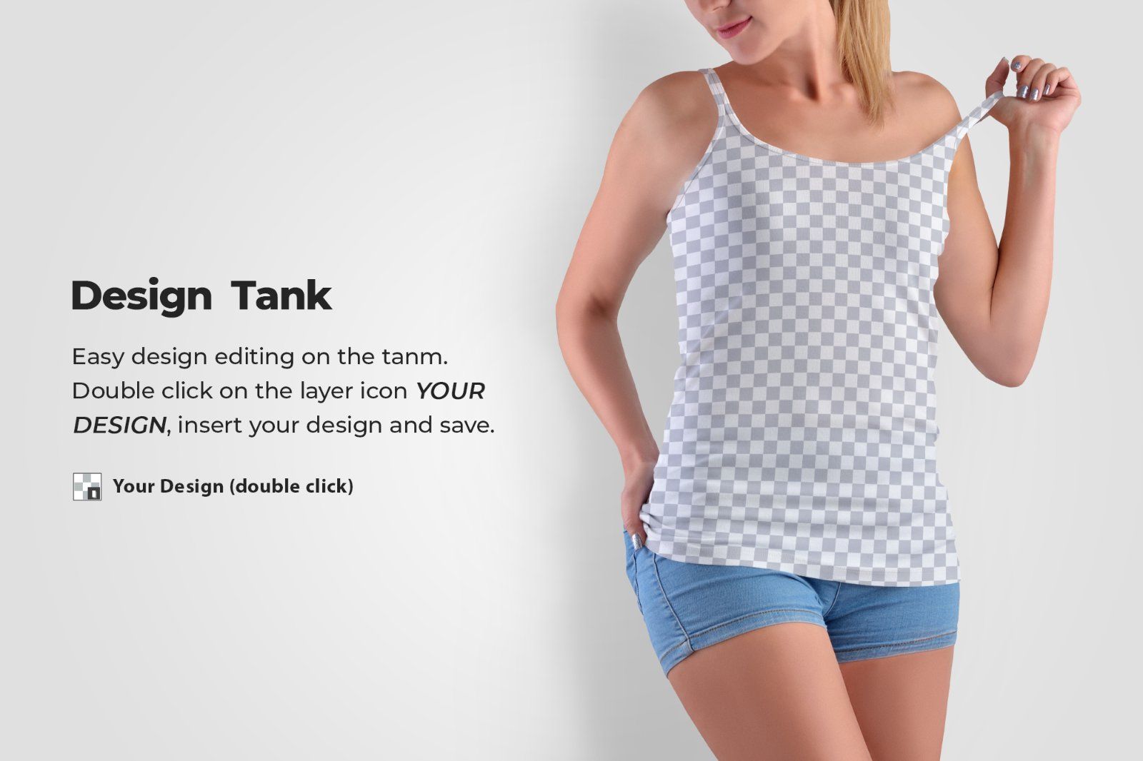 3 mockups woman tank — image 3