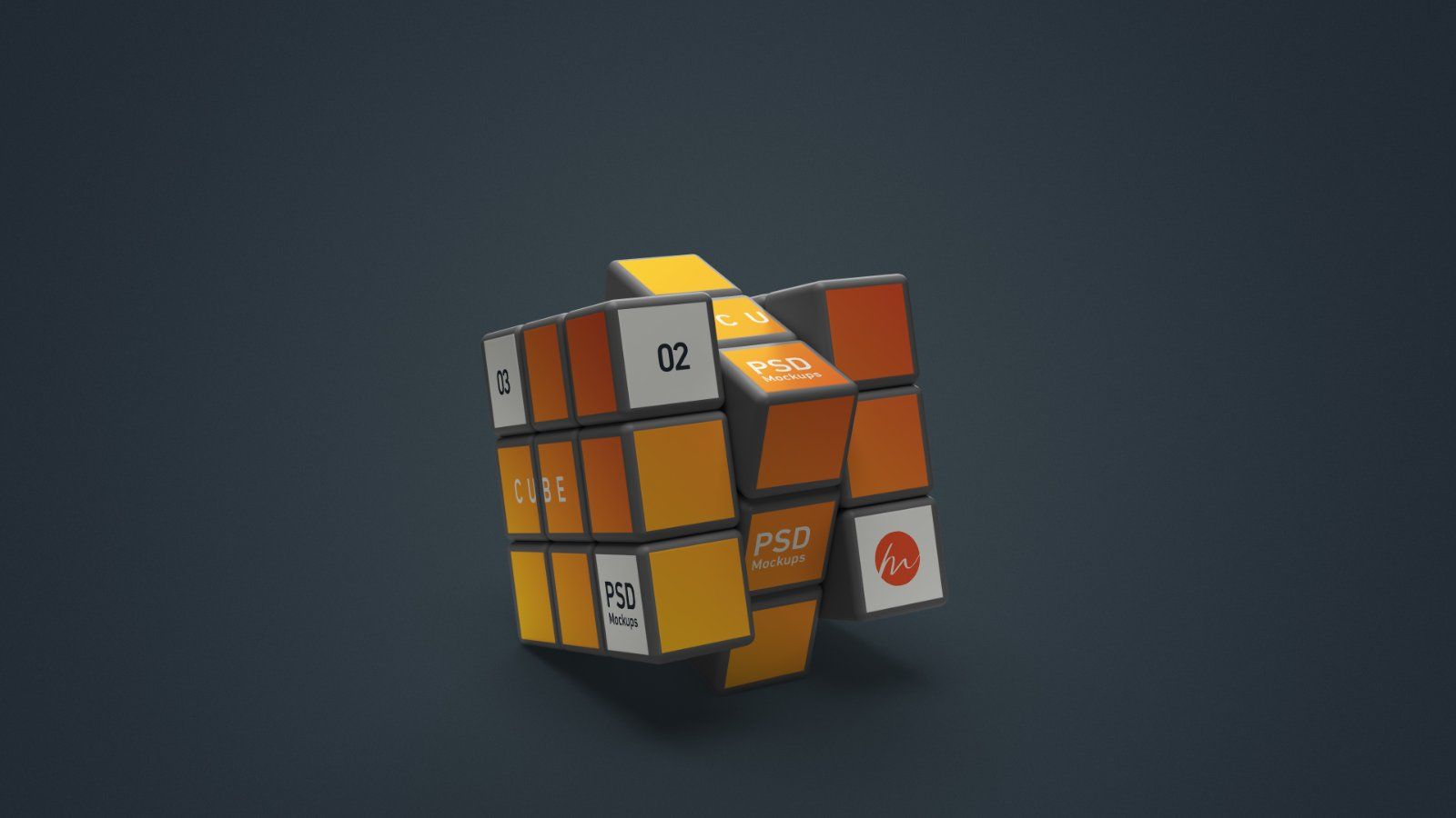 Puzzle Cube Mockup - 5 PSDs — image 4
