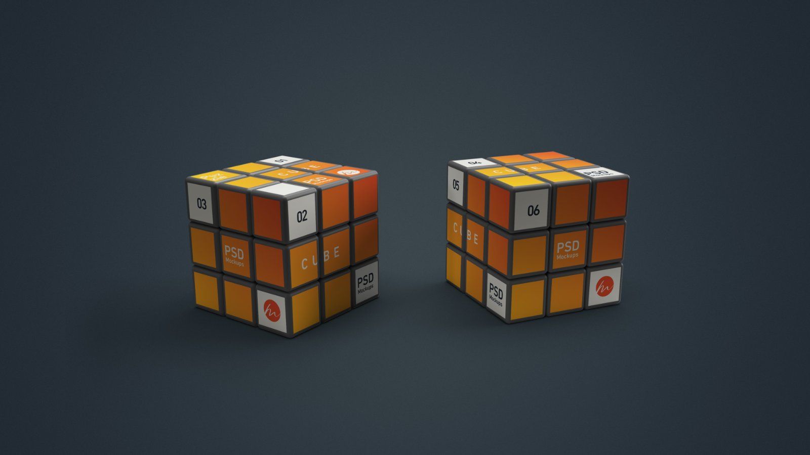 Puzzle Cube Mockup - 5 PSDs — image 6