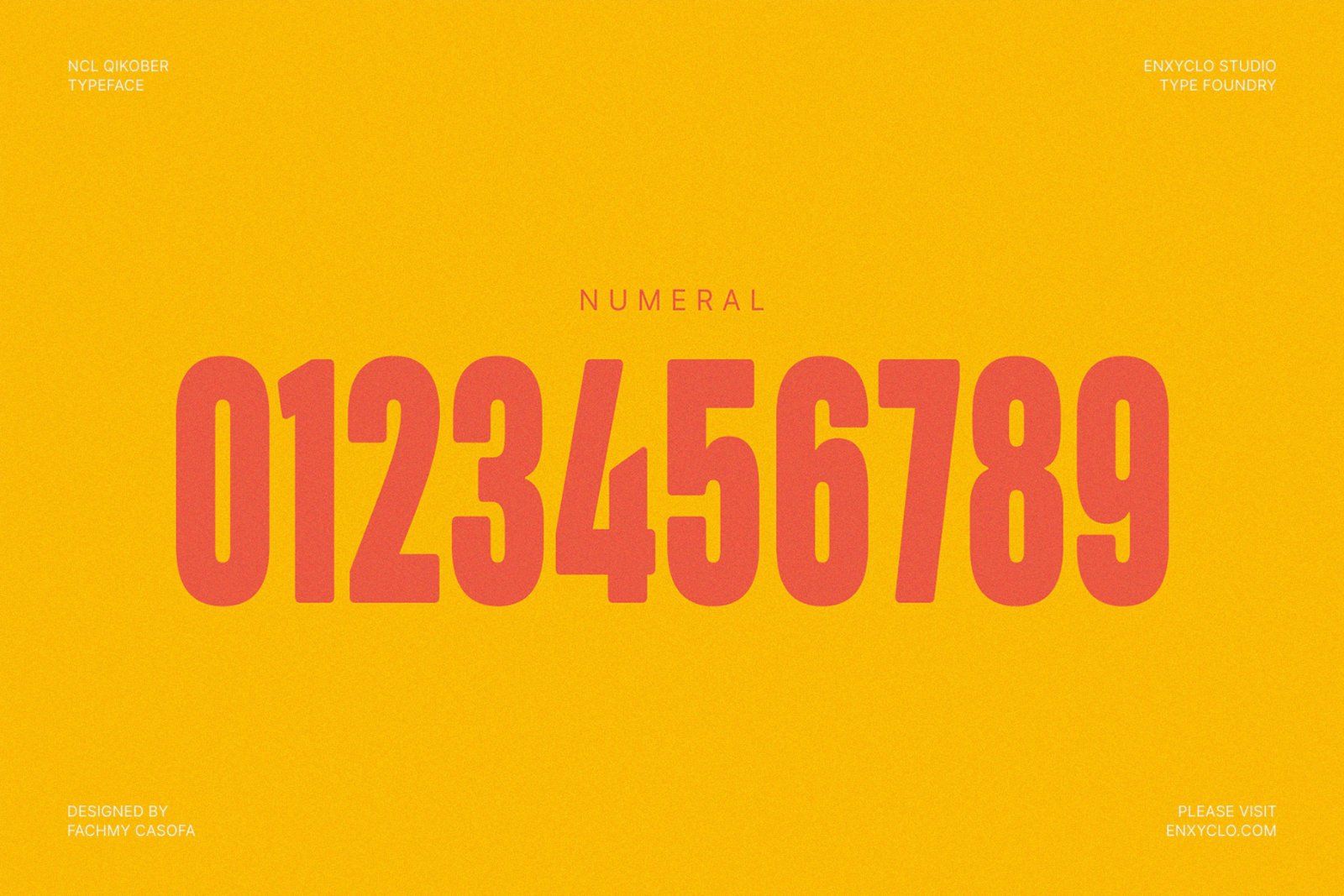 Qikober - Bold Rounded Condensed Font — image 10