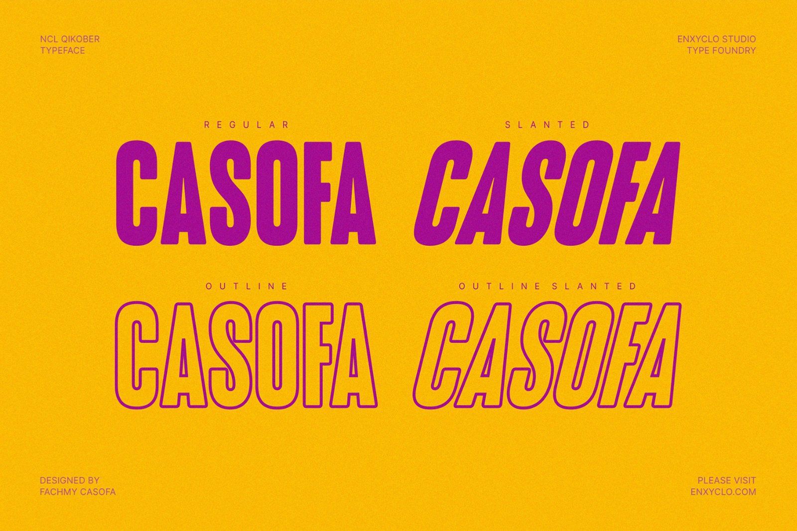 Qikober - Bold Rounded Condensed Font — image 11