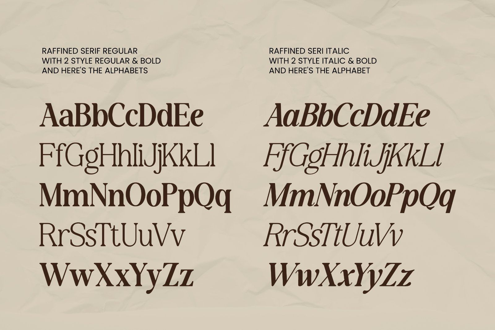 The Raffined Serif | Editorial Font — image 2