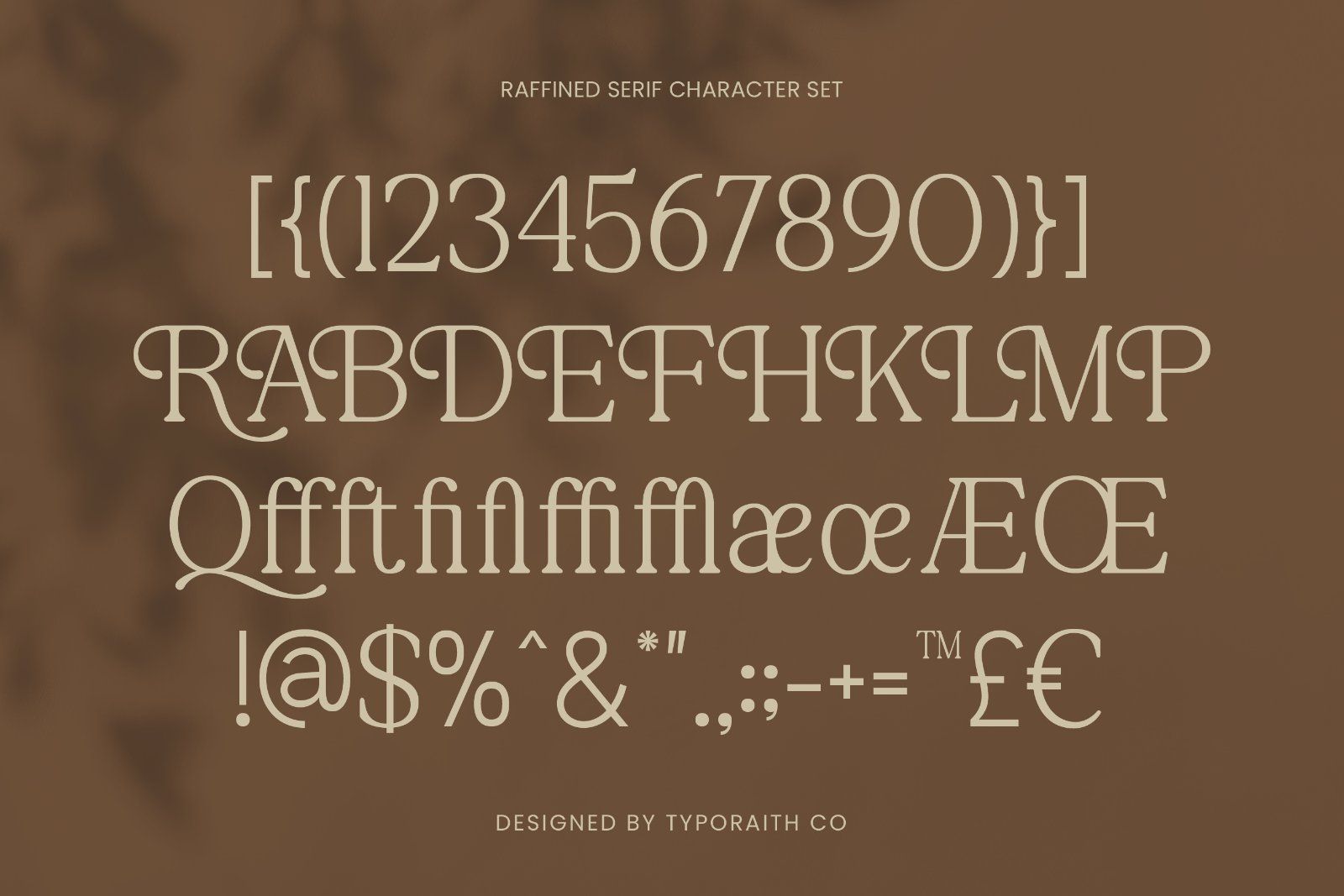 The Raffined Serif | Editorial Font — image 12