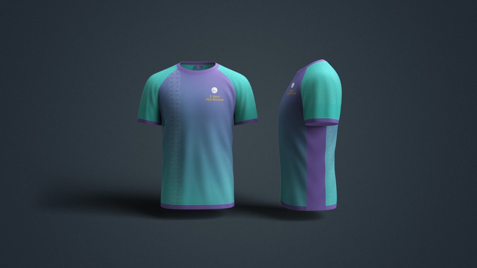 Round Neck T-Shirt Mockup - 4 PSDs — image 4