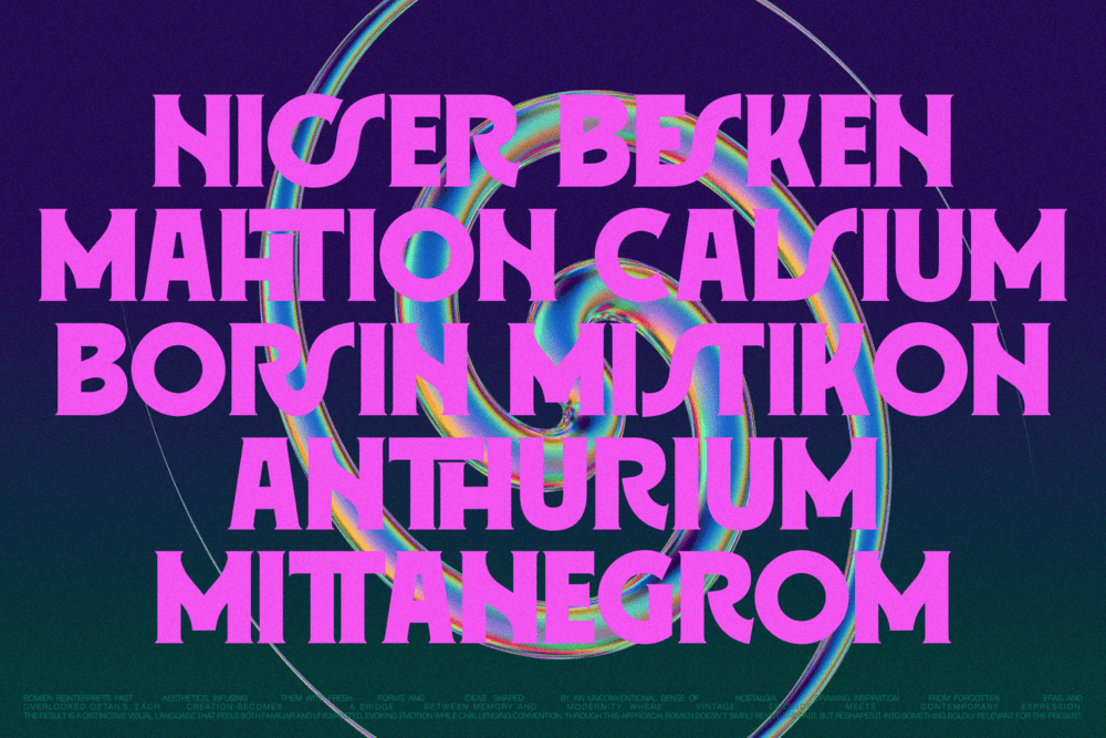 ROMIEN — Modern Classic Display Font — image 11