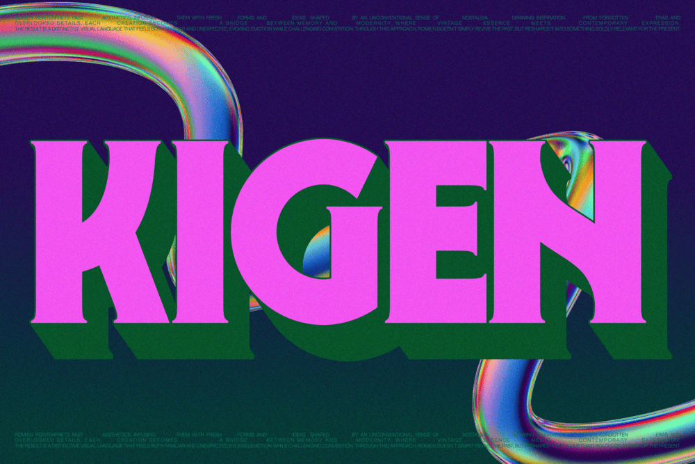 ROMIEN — Modern Classic Display Font — image 5