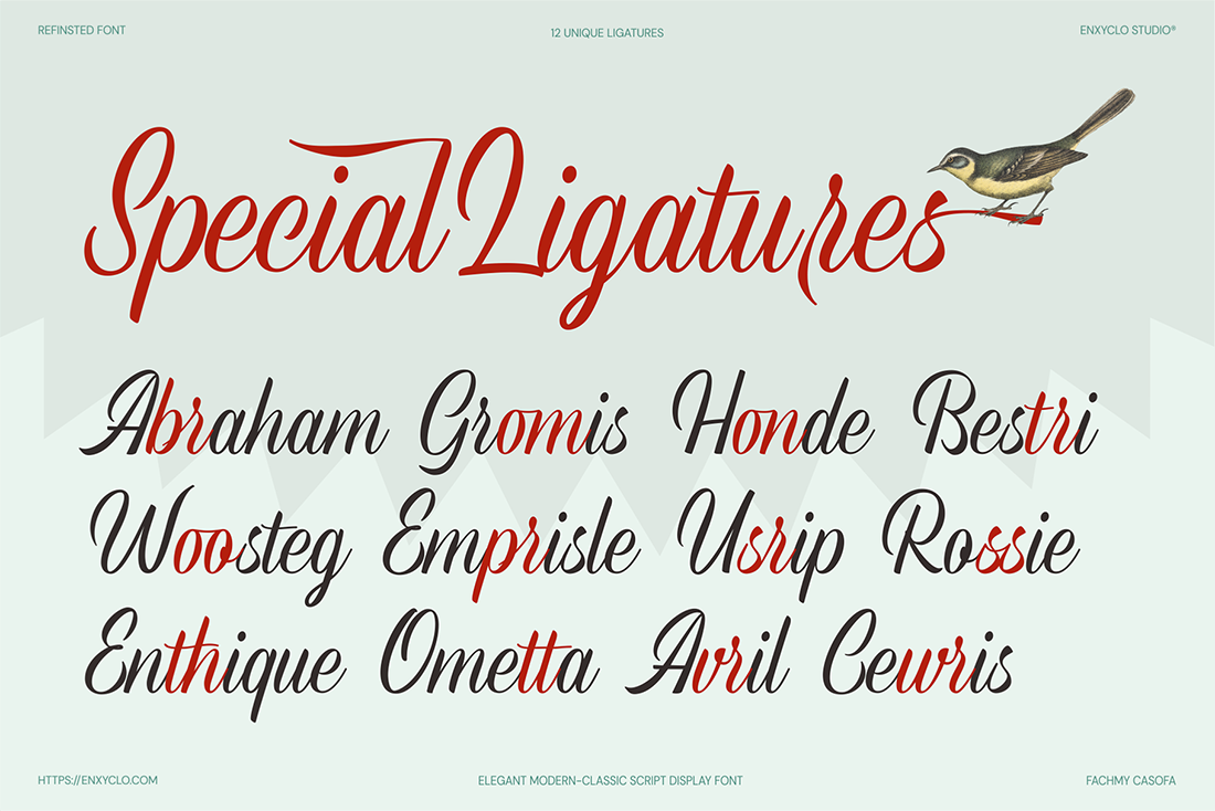 Refinsted — Elegant Script Calligraphy Font — image 11