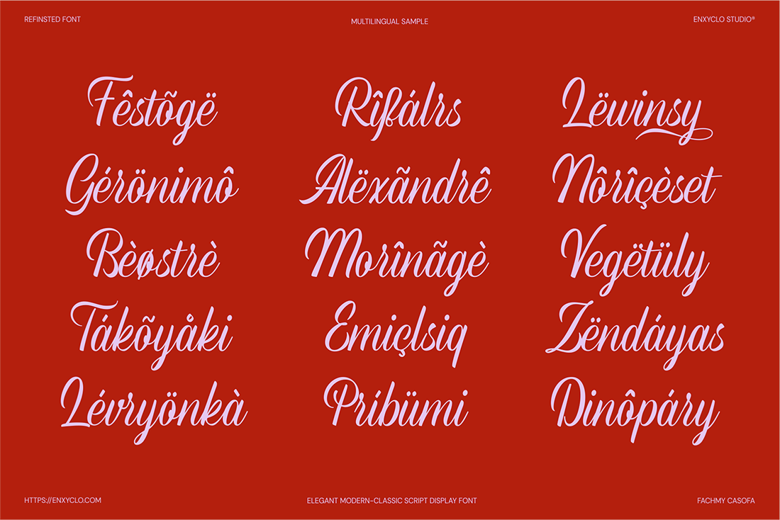 Refinsted — Elegant Script Calligraphy Font — image 14