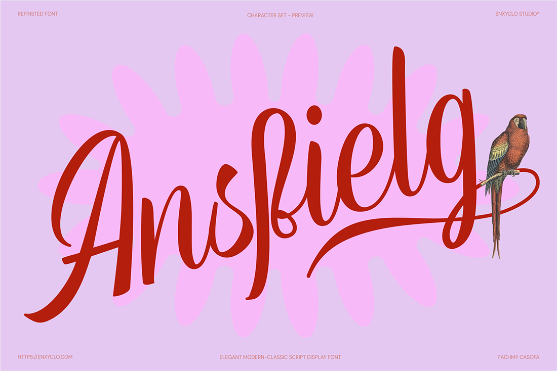 Refinsted — Elegant Script Calligraphy Font — image 4
