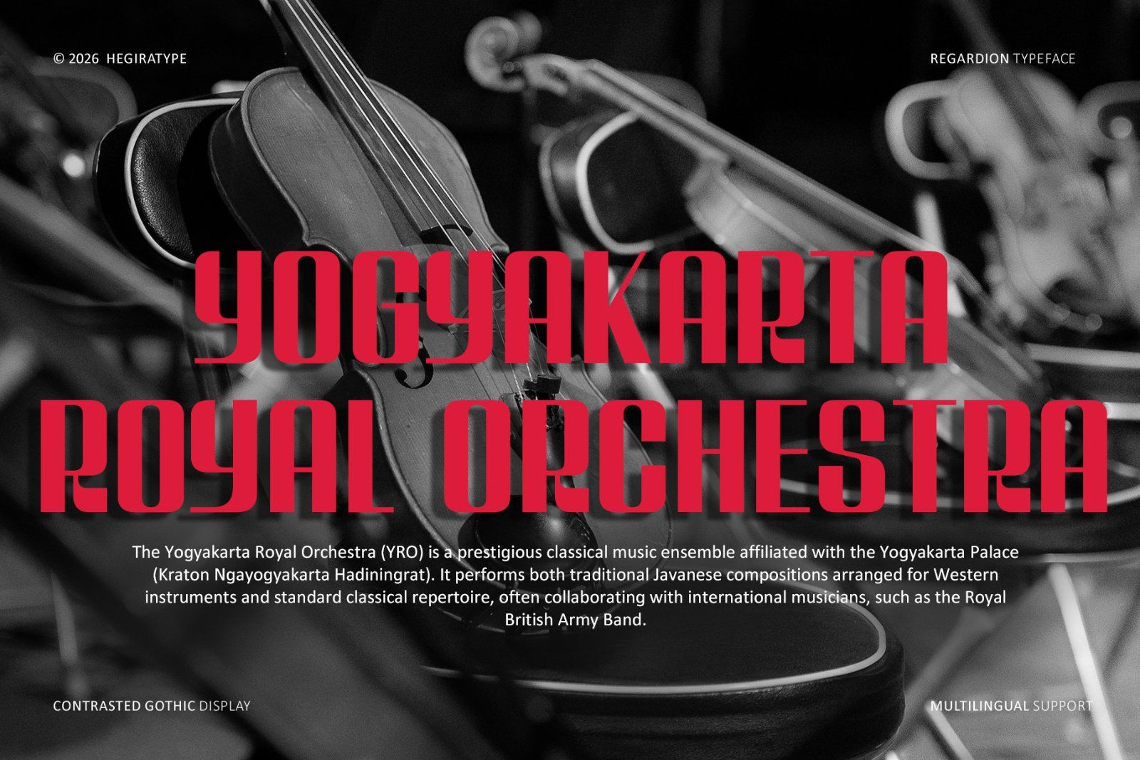 Regardion_a Contrasted gothic display font — image 3