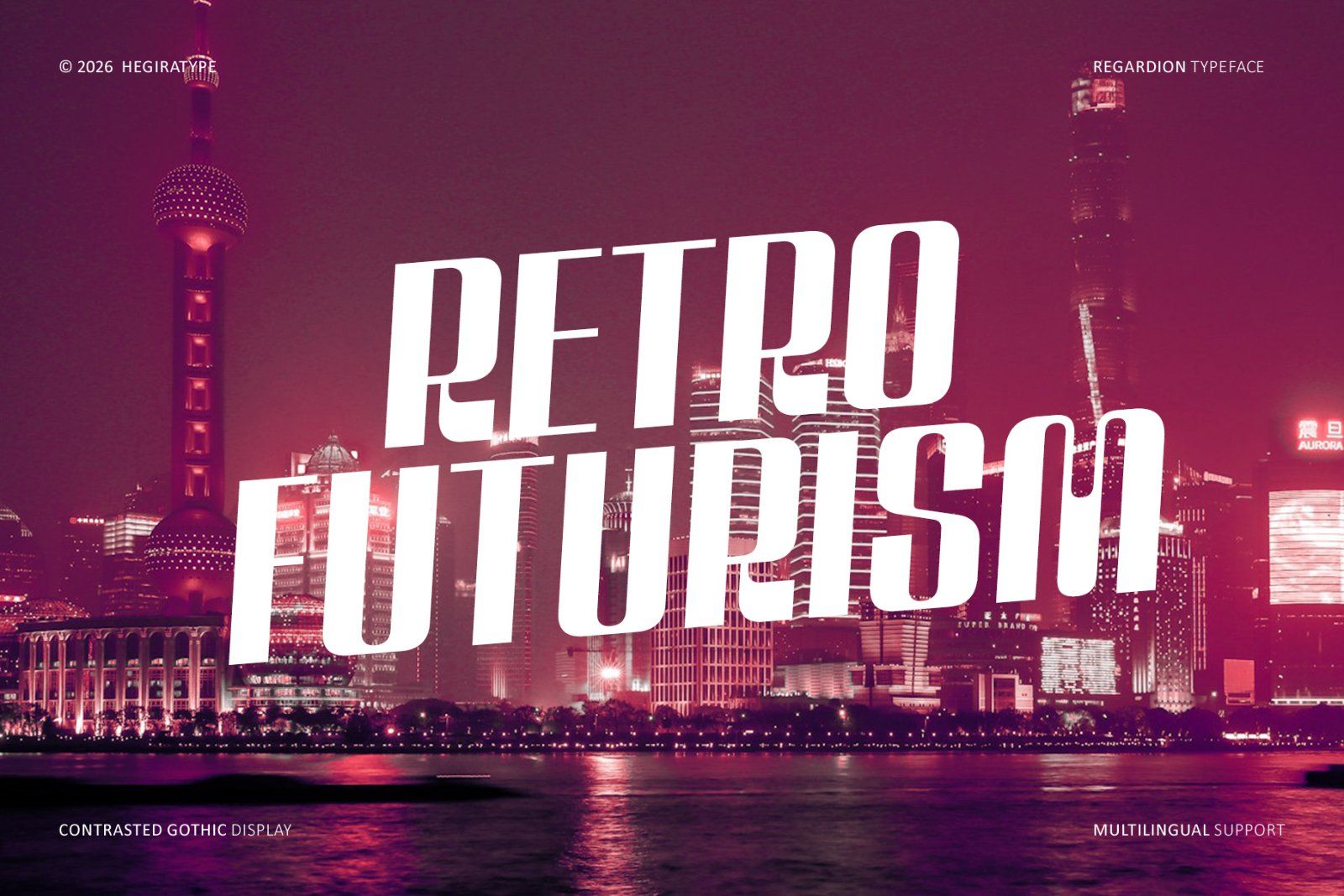 Regardion_a Contrasted gothic display font — image 5
