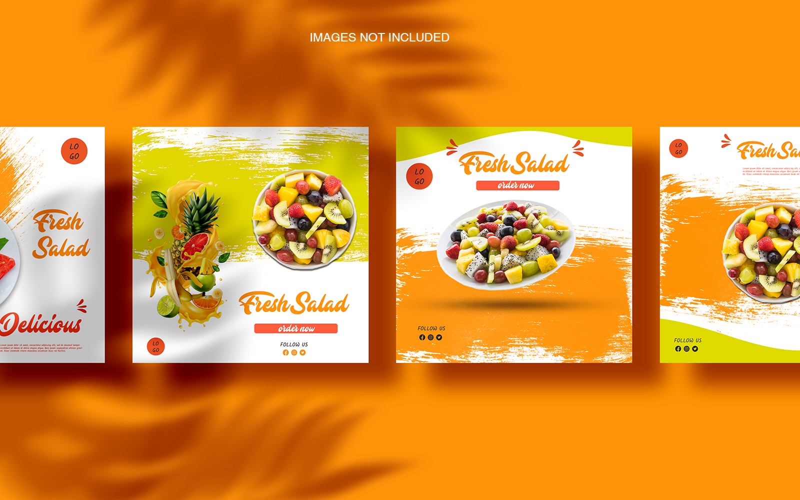 Restaurant-Fruit Salad Social Media Template-22-049 — image 2
