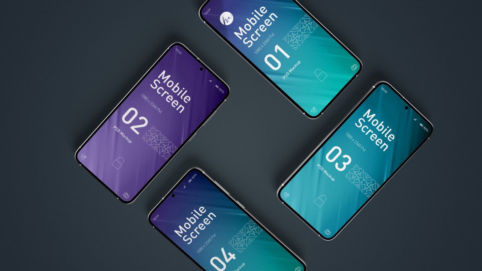Mobile screen mockup - 5 PSDs — image 6