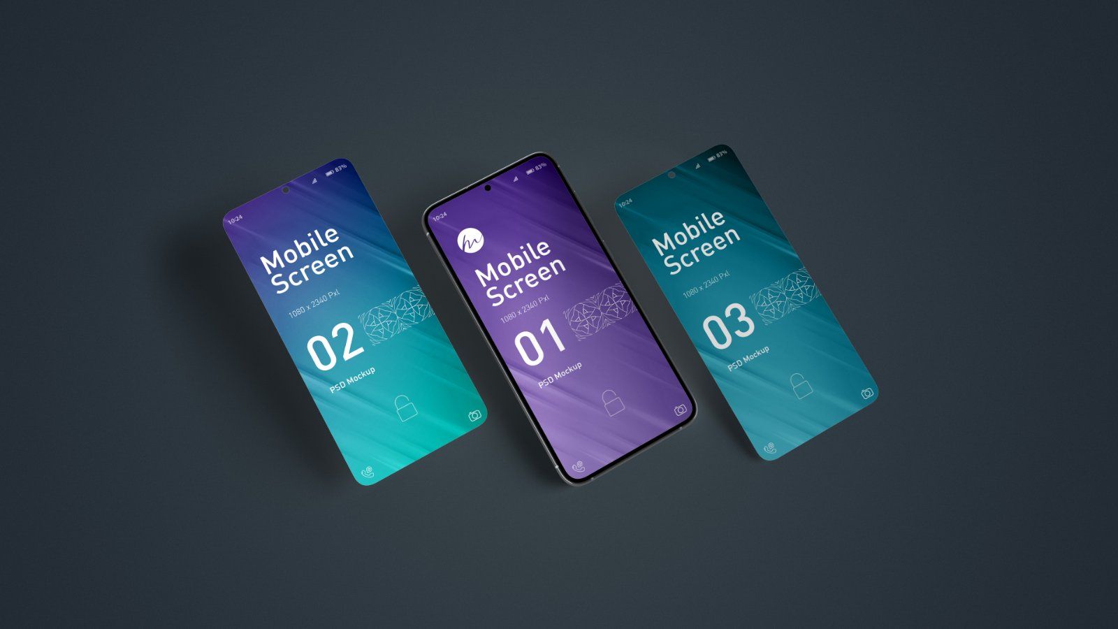Smartphone Screen Mockup - 5 PSDs — image 4