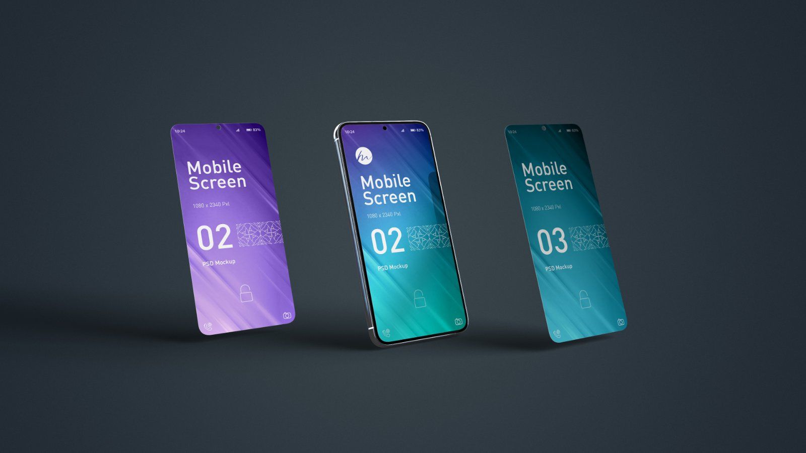 Mobile screen mockup - 5 PSDs — image 2