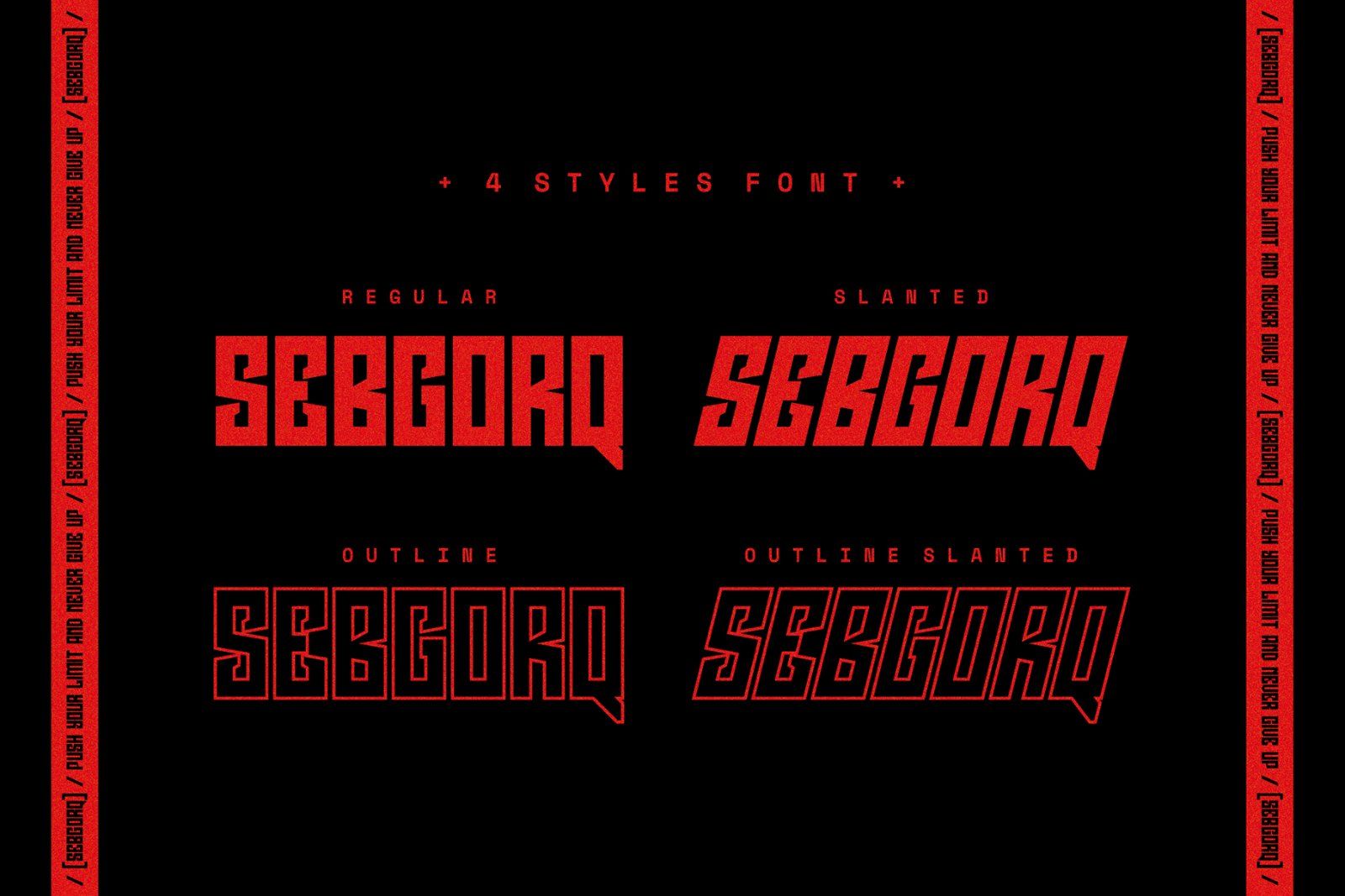Sebgorq - Urban Font — image 11