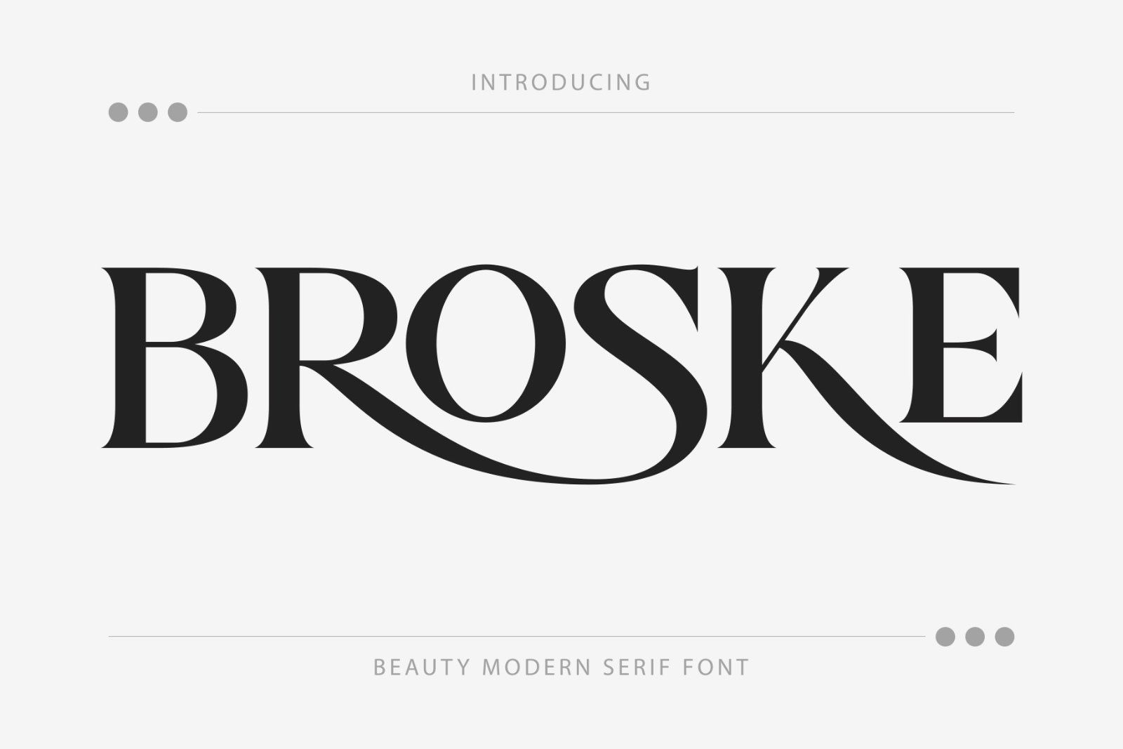Broske - Beauty Modern Serif — image 1