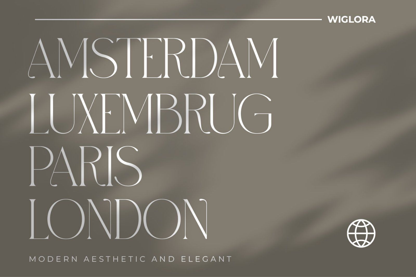Wiglora Modern Ligature Serif — image 10