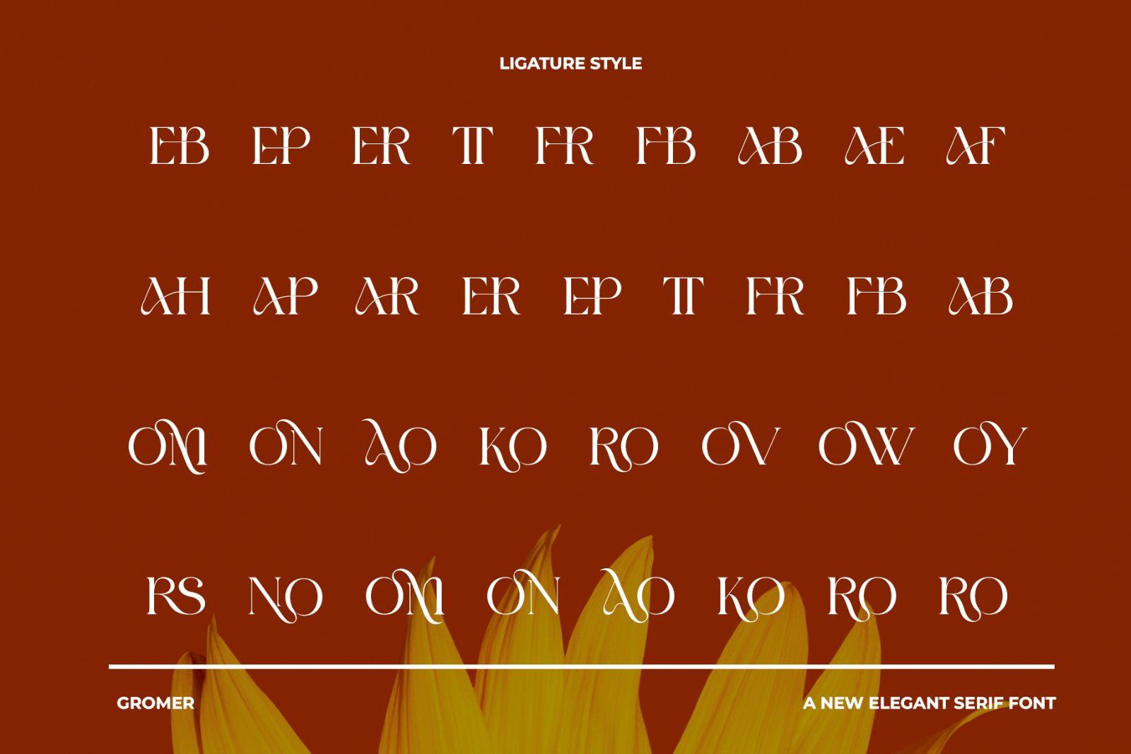 GROMER Elegant Ligature Serif — image 9