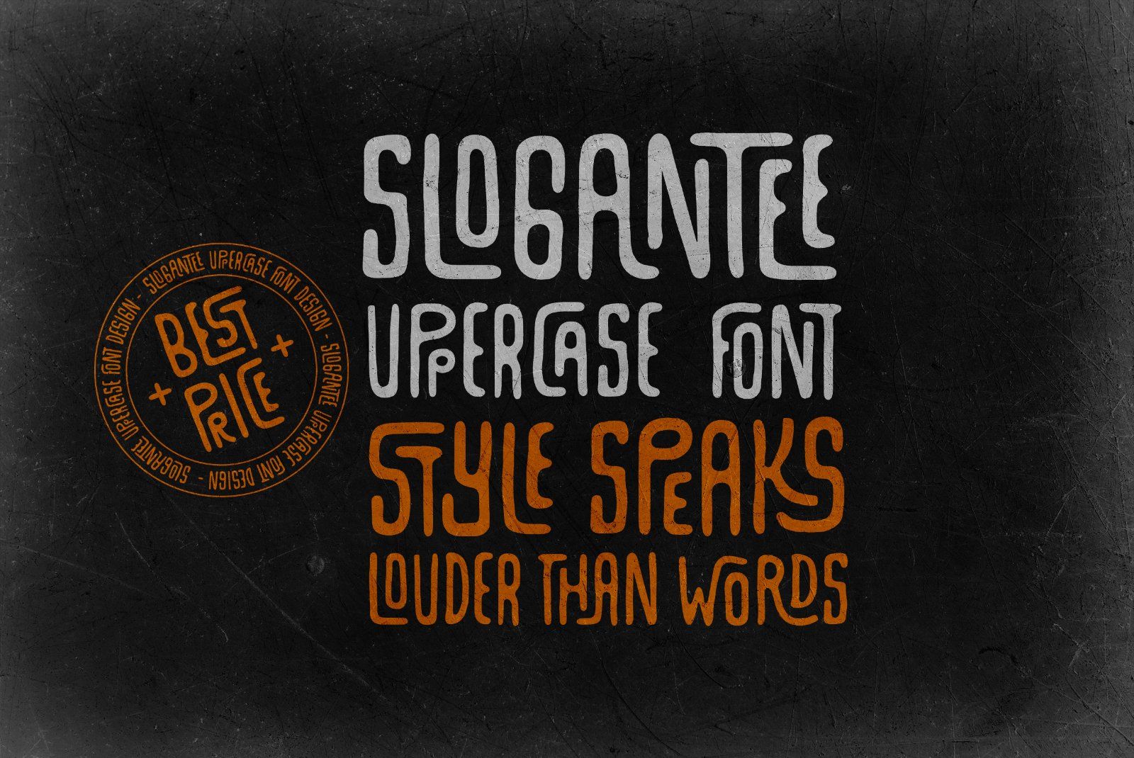 sloganTee Uppercase font — image 1