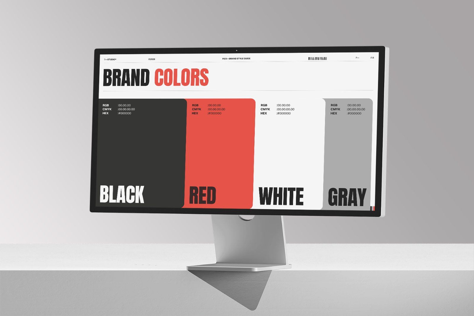 Brand Guidelines Presentation Design Template — image 14