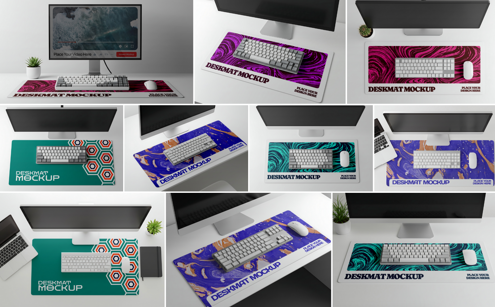 10 Premium Deskmat Mockup Collection — image 2