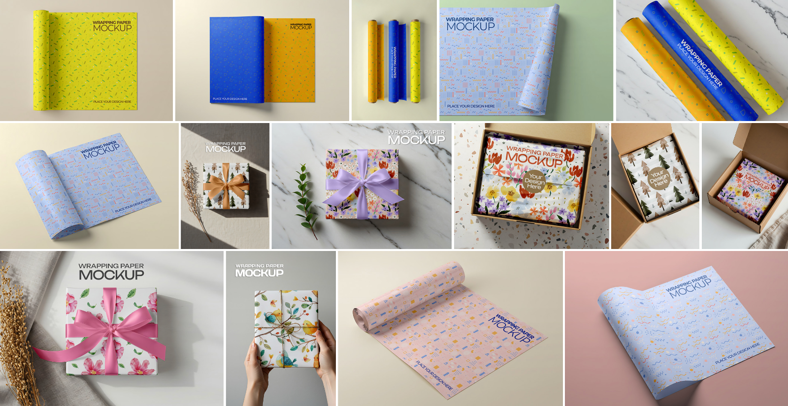 15 Premium Warpping Paper Mockup — image 2