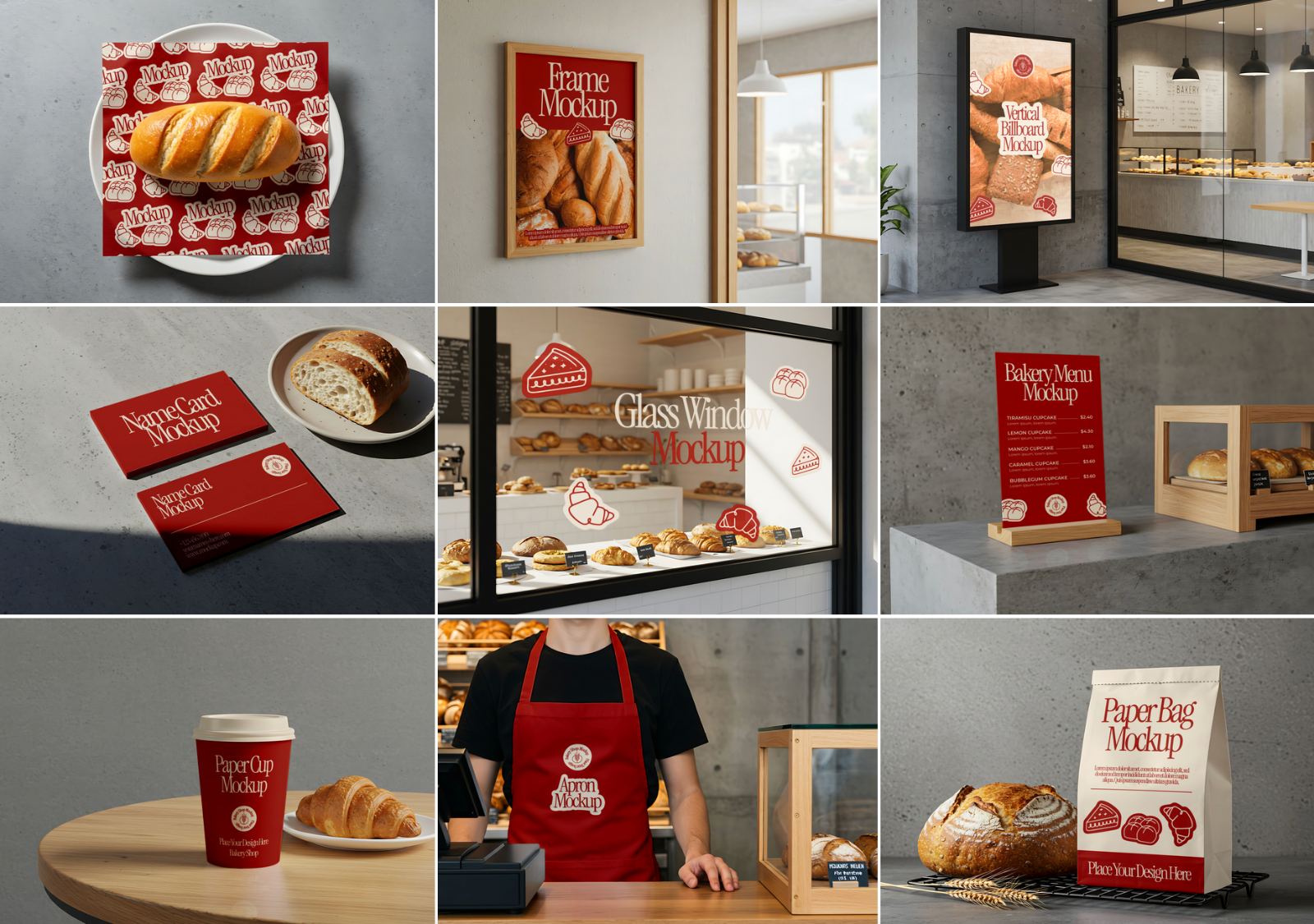 15 Premium Bread and coffee Store Mockup Collection — image 2