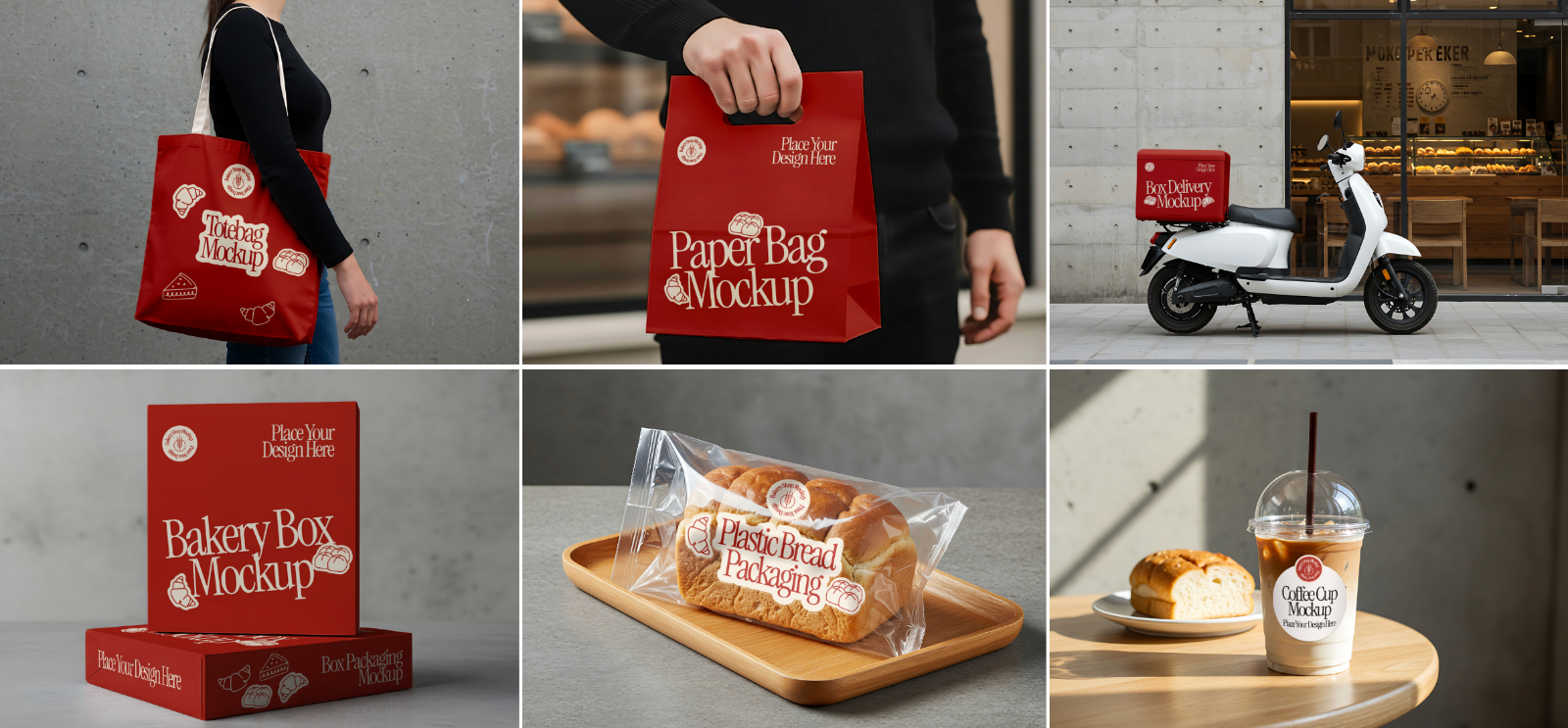 15 Premium Bread and coffee Store Mockup Collection — image 3