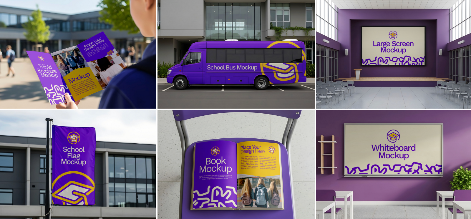 15 Premium High School Mockup Branding Collection — image 3