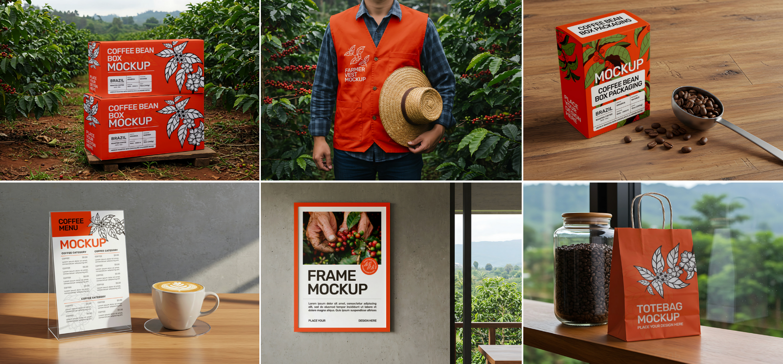 Jar Coffee Bean Mockup — image 5