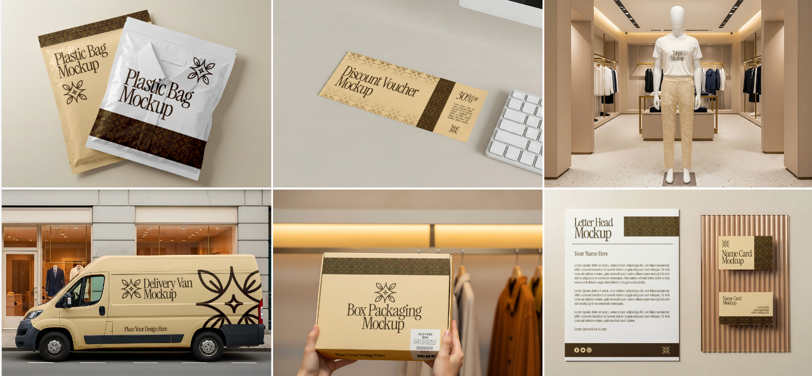 Premium Fashion Store PSD Mockup Bundle — image 3
