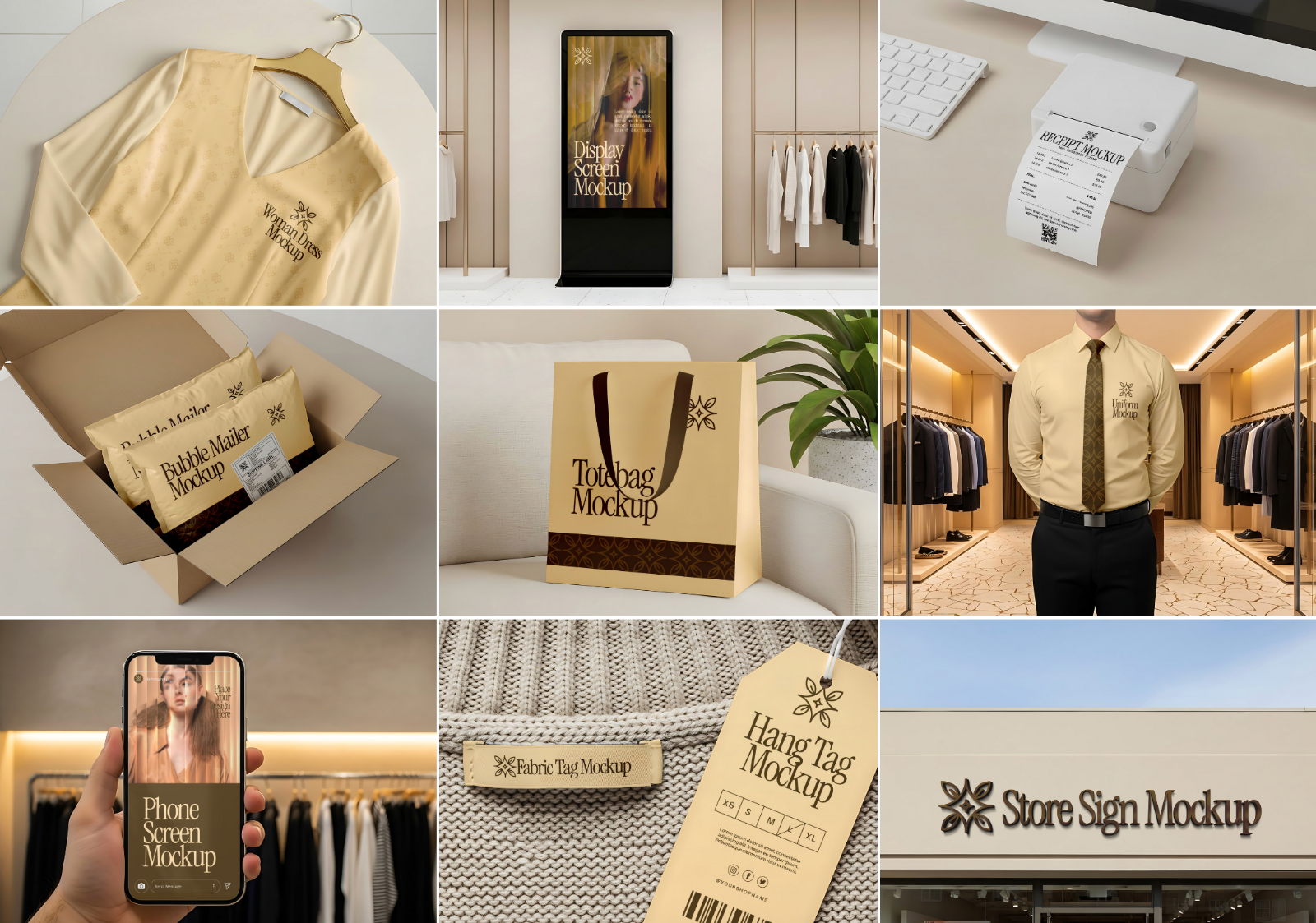 Premium Fashion Store PSD Mockup Bundle — image 2