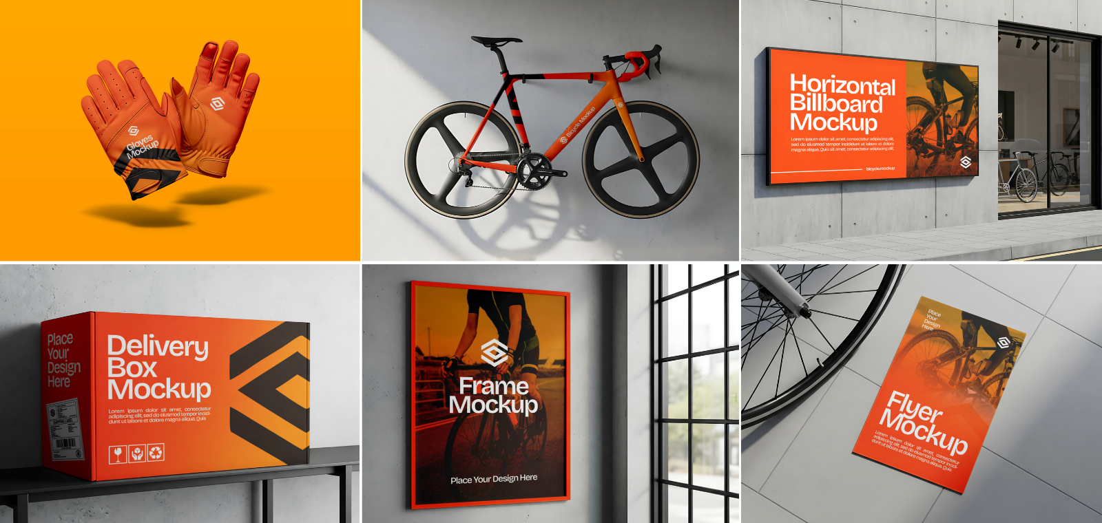 Bicycle Company Mockup Bundle – 15 PSD Templates for Cycling Brand & Gear Design — image 3