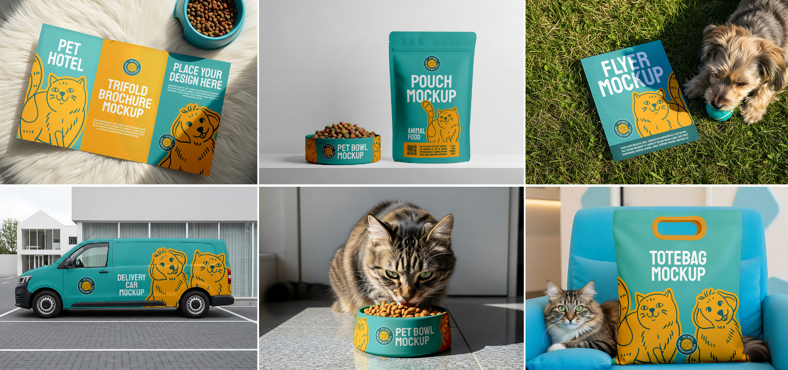 Pet Hotel Frame Mockup – Realistic PSD Template for Wall Art & Branding — image 5