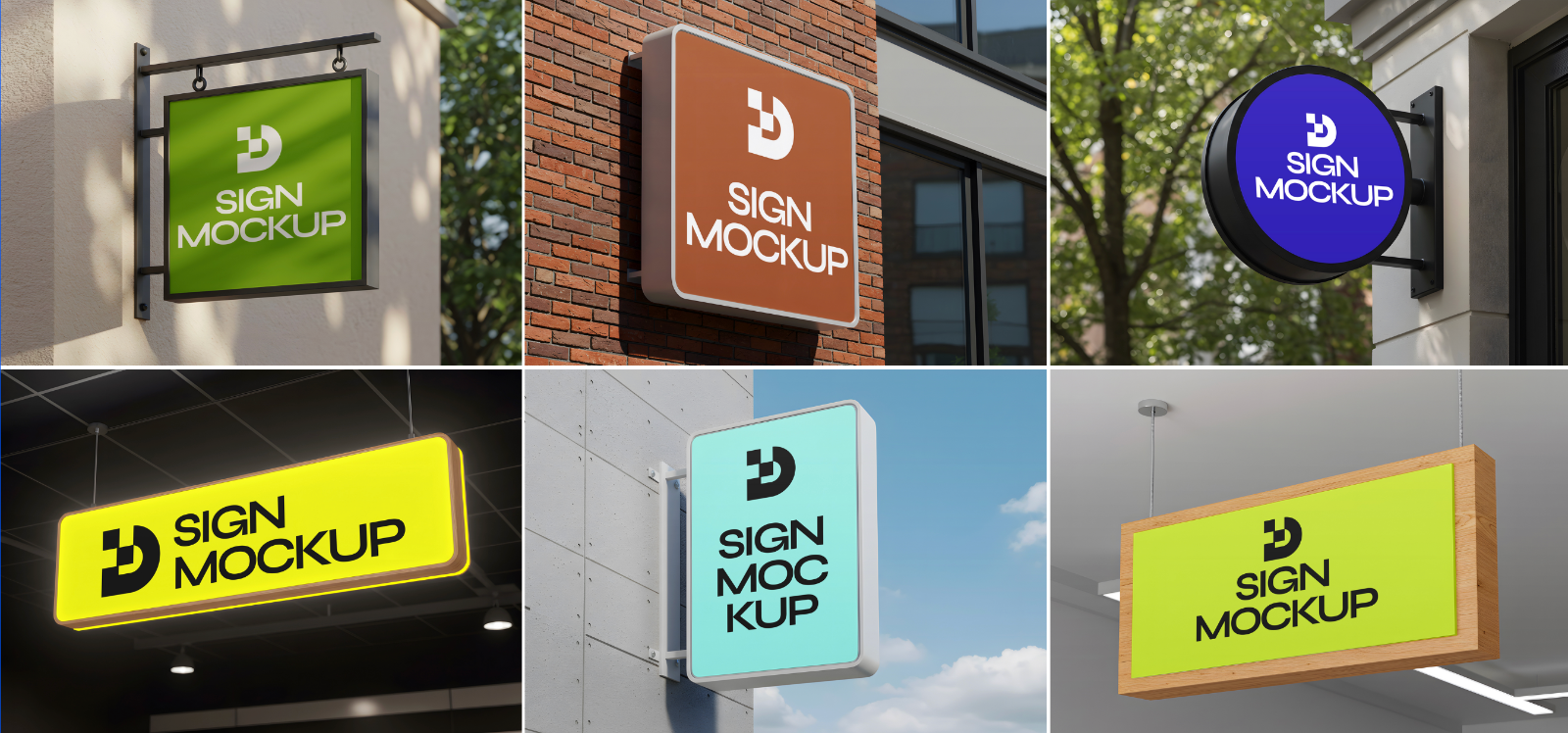 Signage Box Mockup Bundle – 20 PSD Templates for Storefront & Outdoor Branding — image 3
