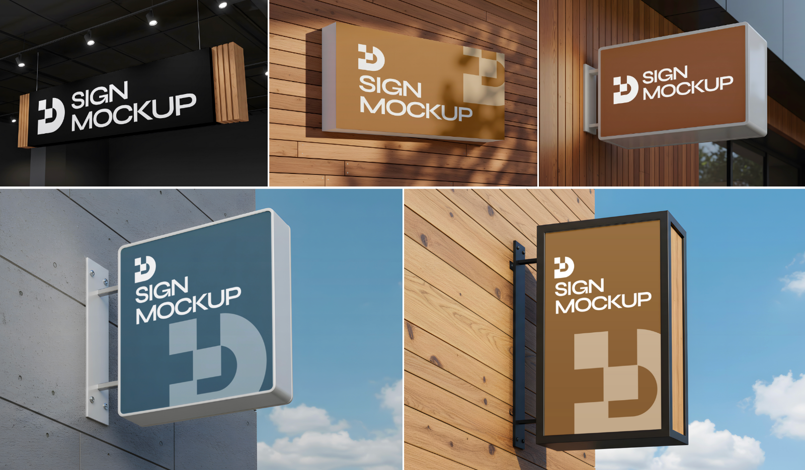 Signage Box Mockup Bundle – 20 PSD Templates for Storefront & Outdoor Branding — image 4