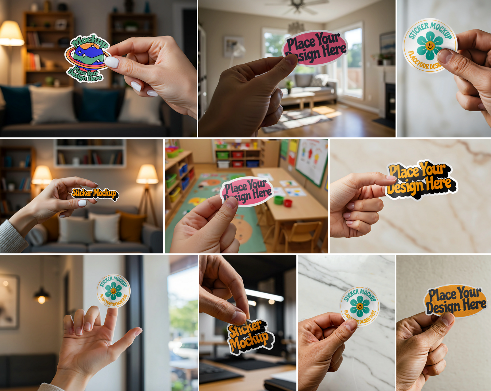 20 Premium Sticker Mockup Collection — image 3