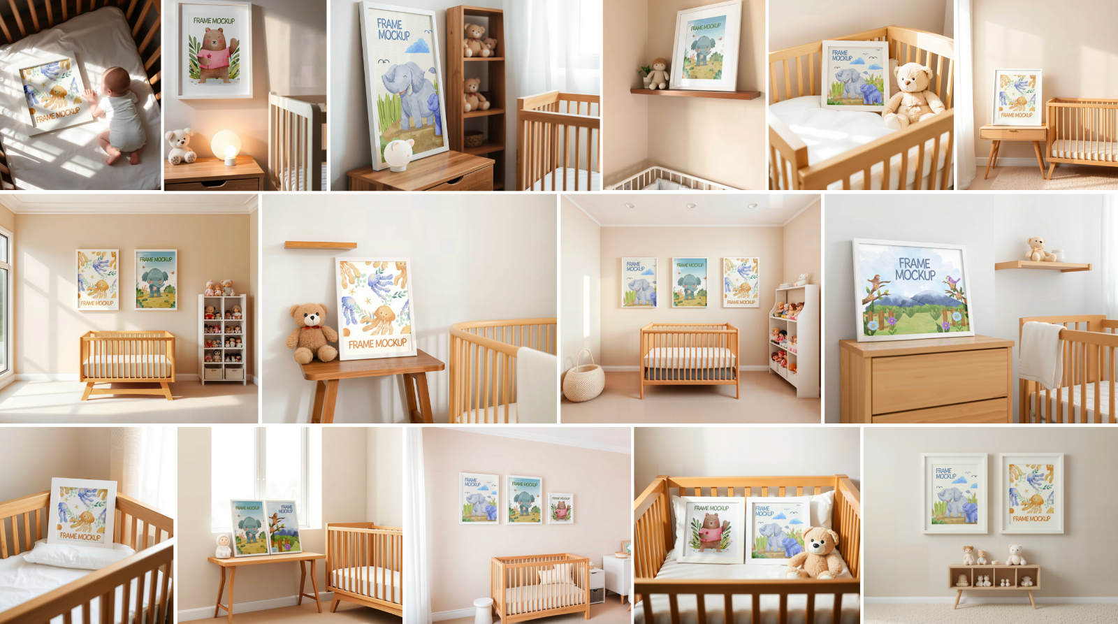 Premium Baby Frame Mockup Collection — image 2