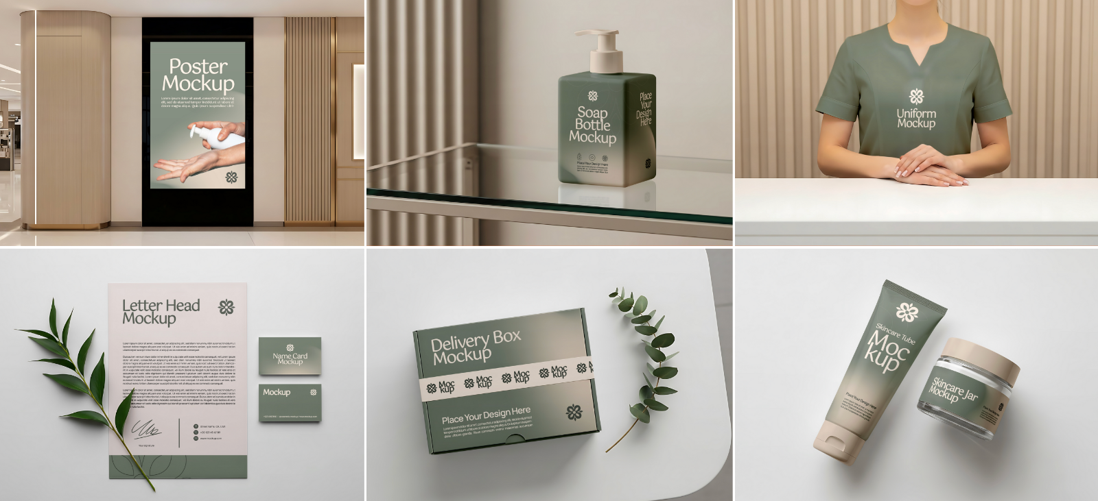 Premium Beauty Store Mockup Bundle – 15 PSD Templates for Cosmetic Branding & Skincare Packaging Des — image 3